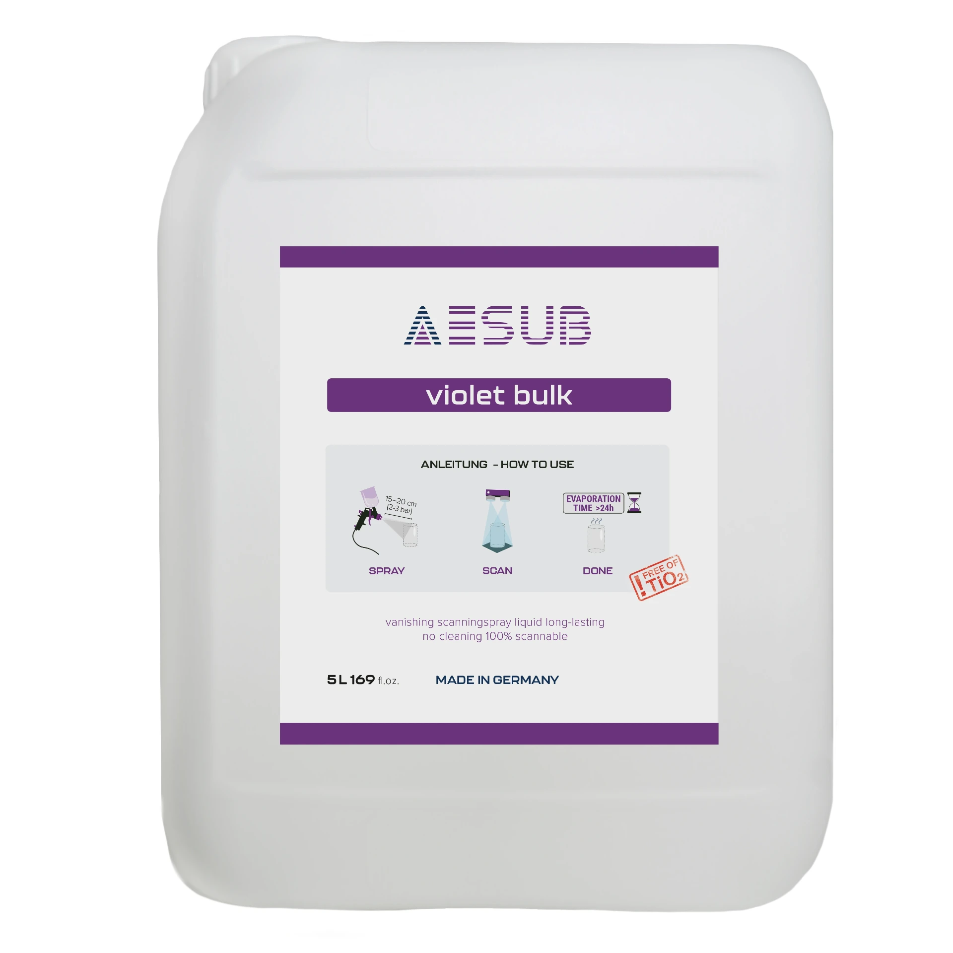 [AES-V5] AESUB violet bulk 5L