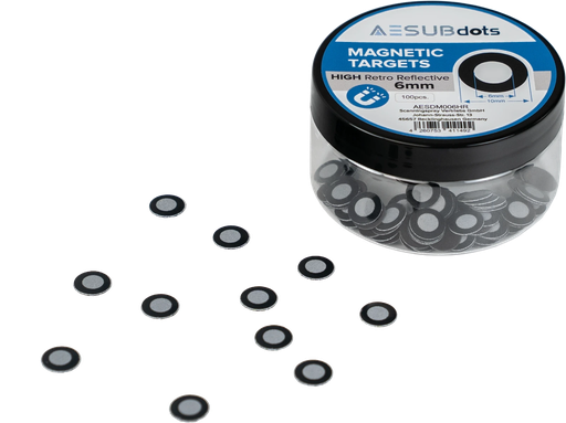 [AES-DOT-MAG] AESUBdots retro high reflective magnetic